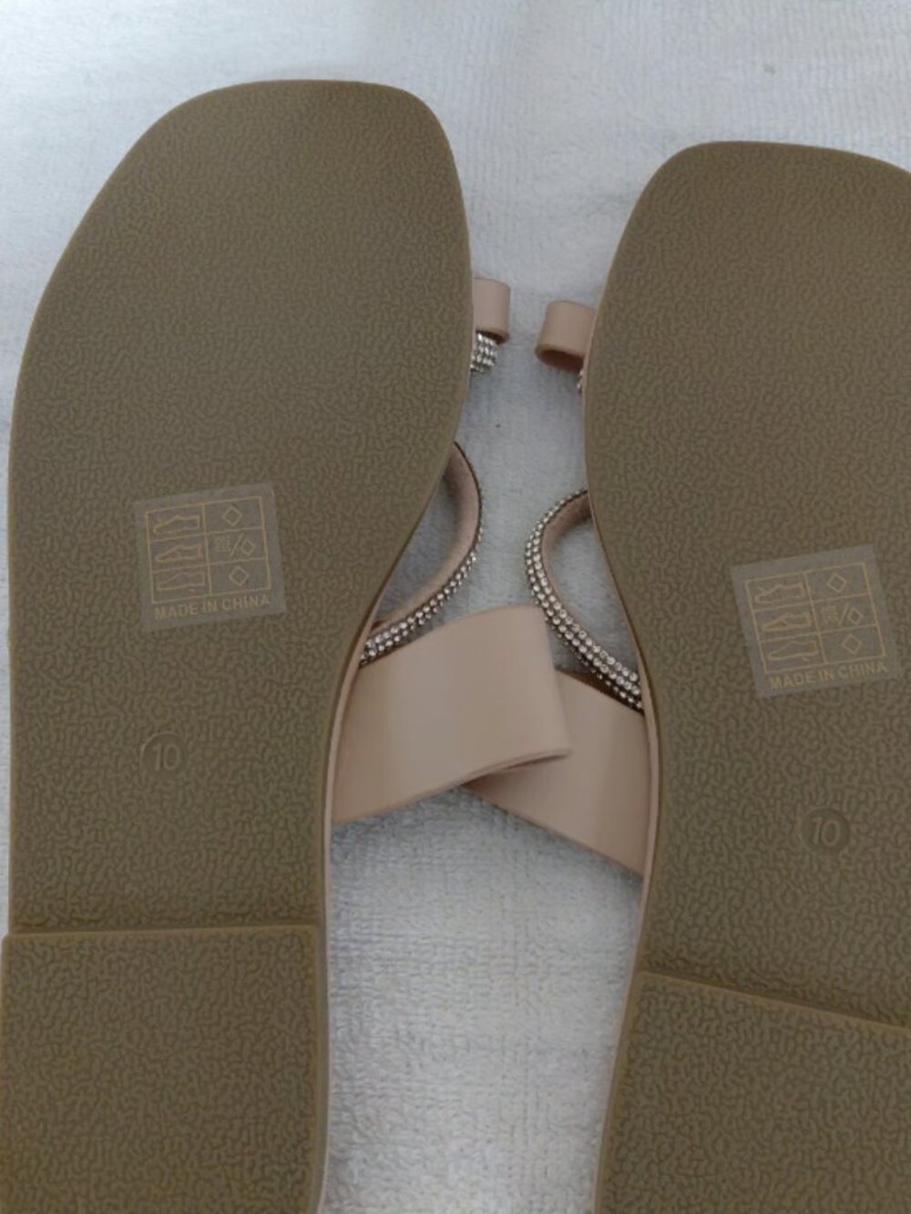 Shein Rhinestone Sandals - Picture 2 of 2